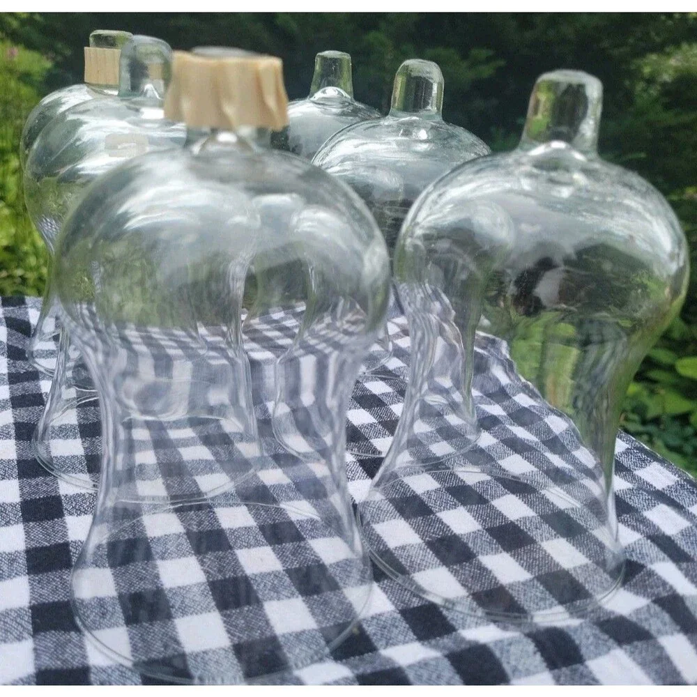 6 HOME INTERIORS / HOMCO VOTIVE CUPS - CLEAR GLASS TRADITIONS Home Decor 90's